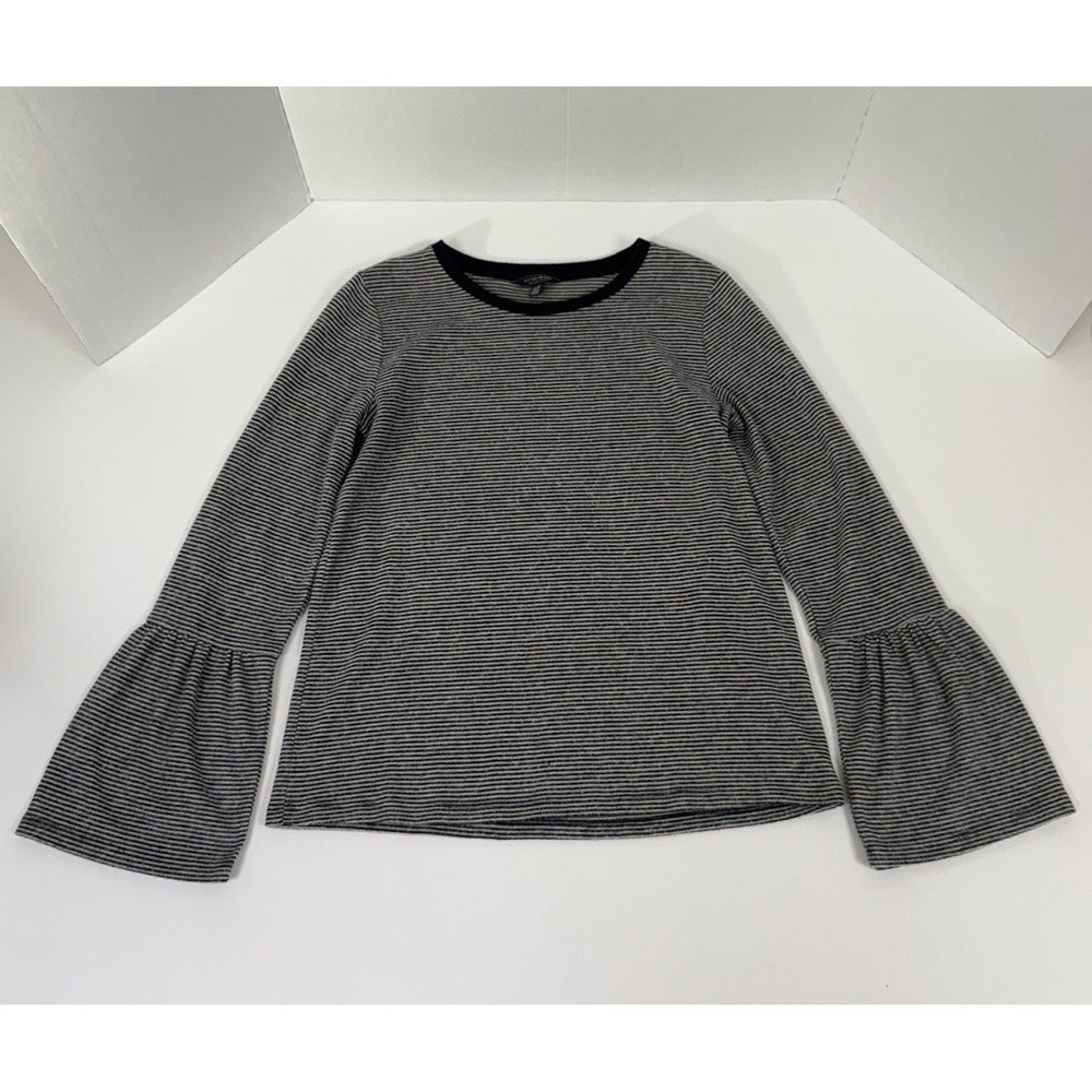 Lucky Brand  Stripe Cloud Jersey Bell Sleeve Top Size‎ XS Extra Small Women's